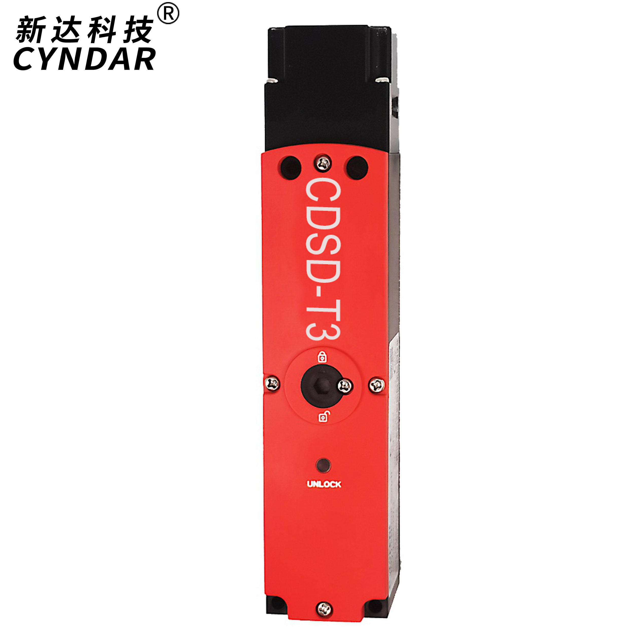 新達(dá)電磁安全門開關(guān)安全門鎖自動(dòng)鎖門機(jī)械鎖定限位開關(guān)門栓把手CDSD-T3安全門鎖